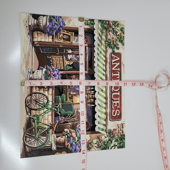 Antiques Shop Advanced Paint By Numbers 14 by 11 Finished Acrylic Painting Retro - Picture 13 of 17